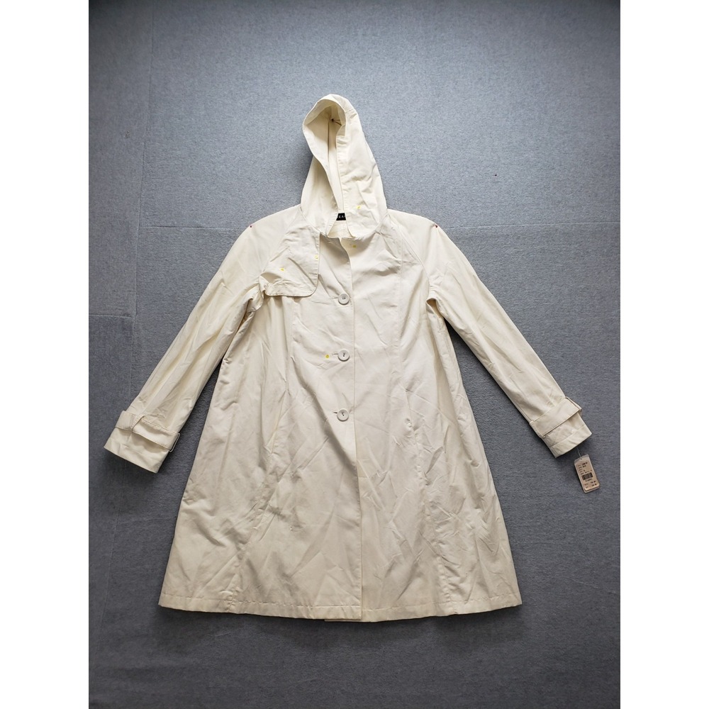 Searle Women Trench Coat 8 Beige Single Breasted Longline Waterproof Outerwear